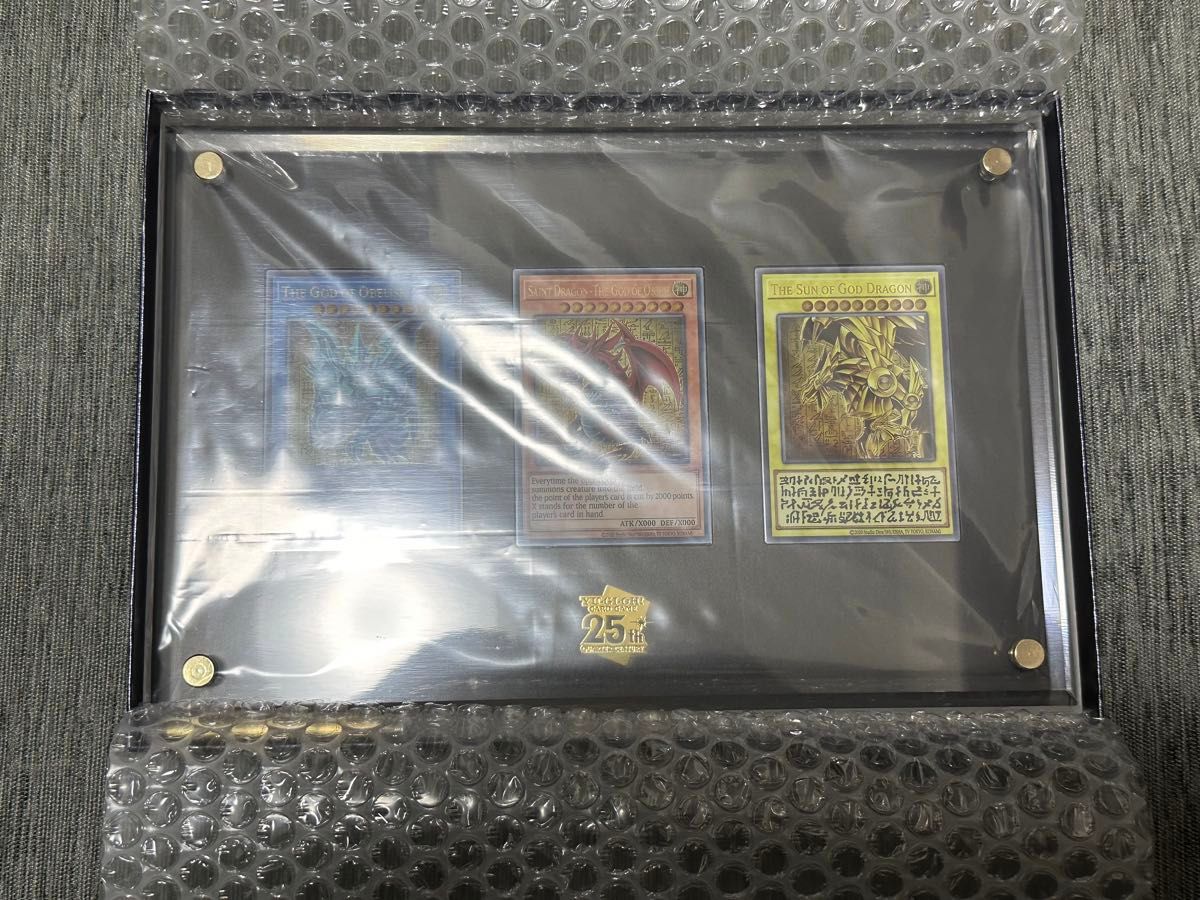 遊戯王OCGデュエルモンスターズ「三幻神」スペシャルカードセット（ステンレス製）25周年限定品