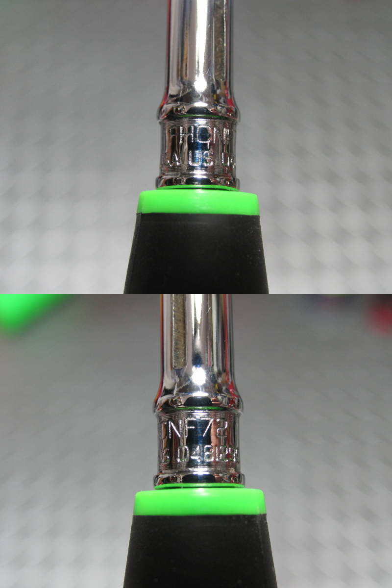 スナップオン Snap-on 3/8(9,5mm) コンパクト スイベルラウンドヘッドラチェット FHCNF72G(グリーン) 新品 の画像4