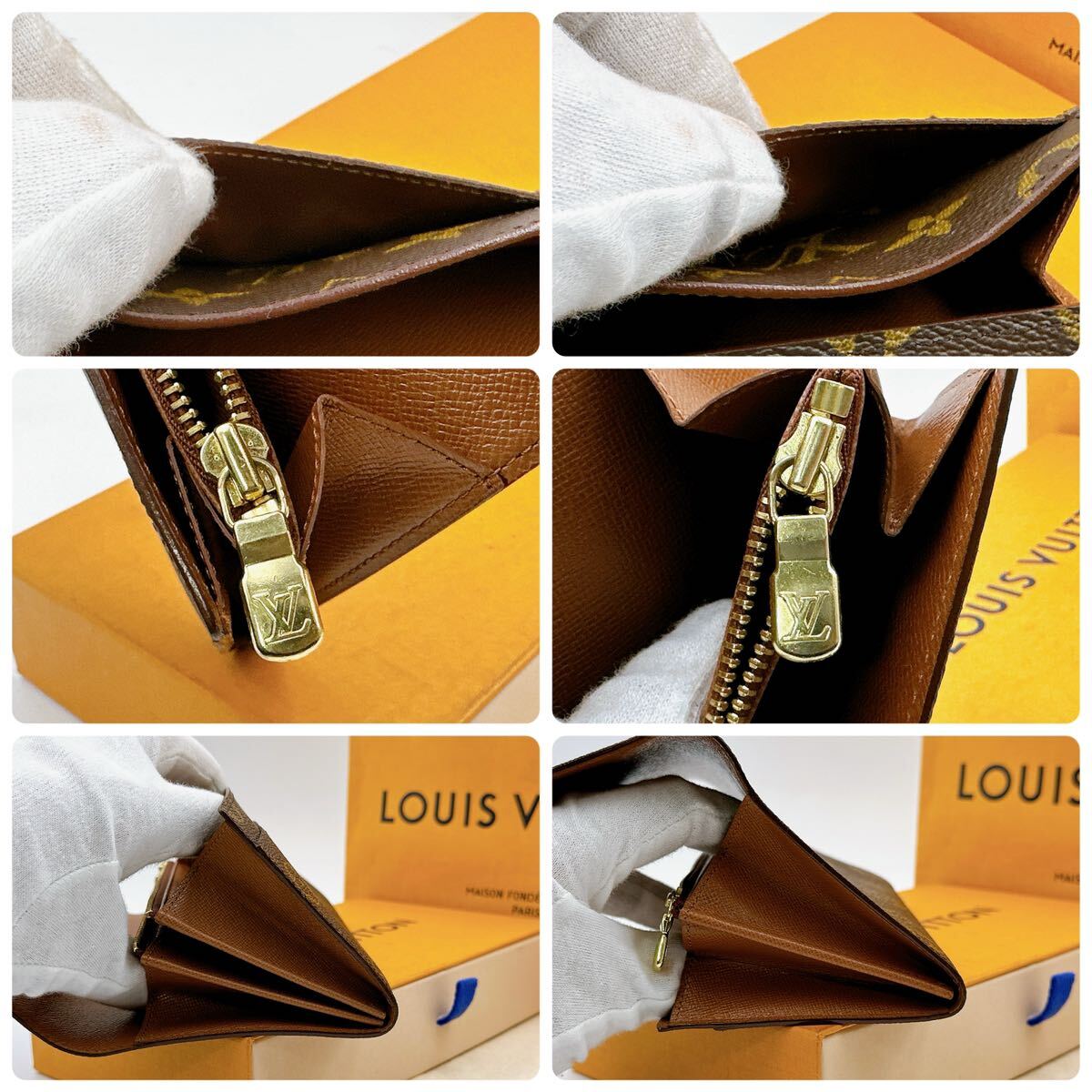 2745【新品未使用】LOUIS VUITTON ルイヴィトン モノグラム ポルトフォイユ サラ 二つ折り財布 長財布 ウォレット M61734/CA1916