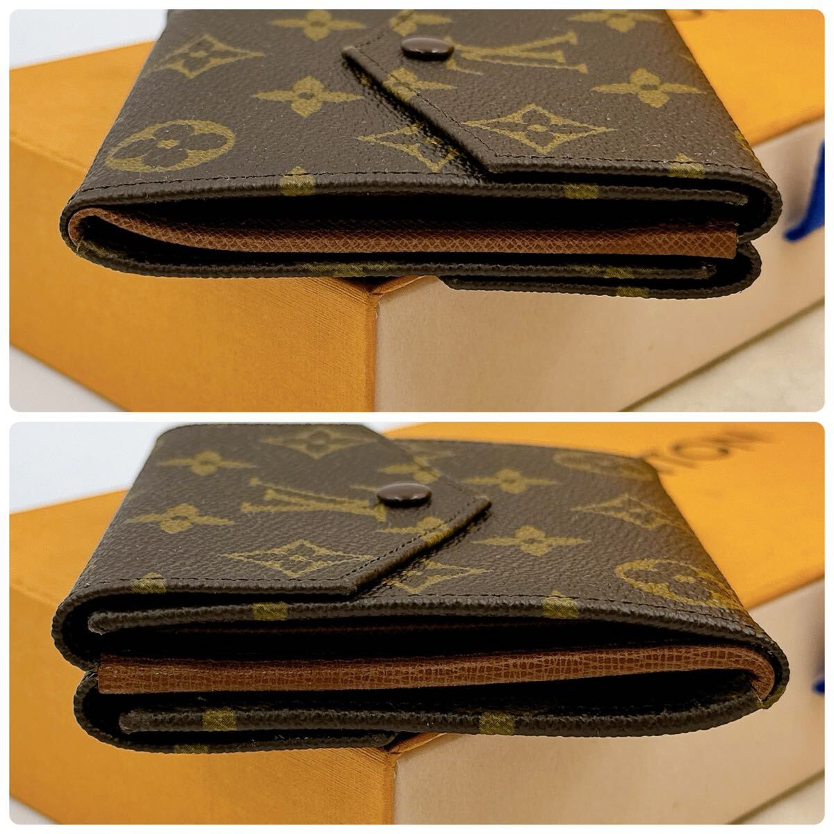 2764【未使用品】LOUIS VUITTON ルイヴィトン モノグラム ポルトモネ ビエ カルトクレディ 三つ折り財布 ウォレット M61660/874AN