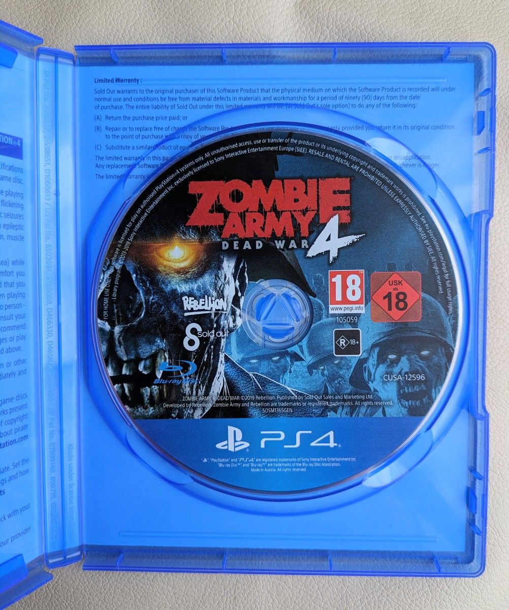 【PS4】 Zombie Army 4: Dead war　