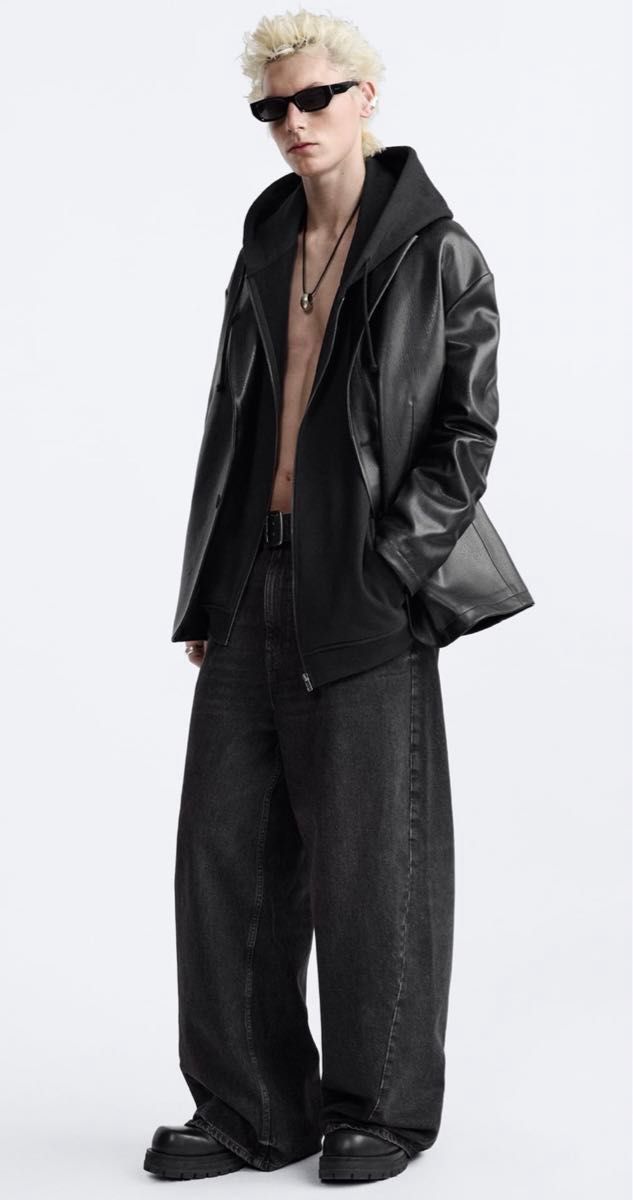 ZARA BAGGY FIT デニムパンツ LIMITED EDITION サイズ EU44 ZARA BAGGY FIT デニムパンツ LIMITED EDITION サイズ EU44