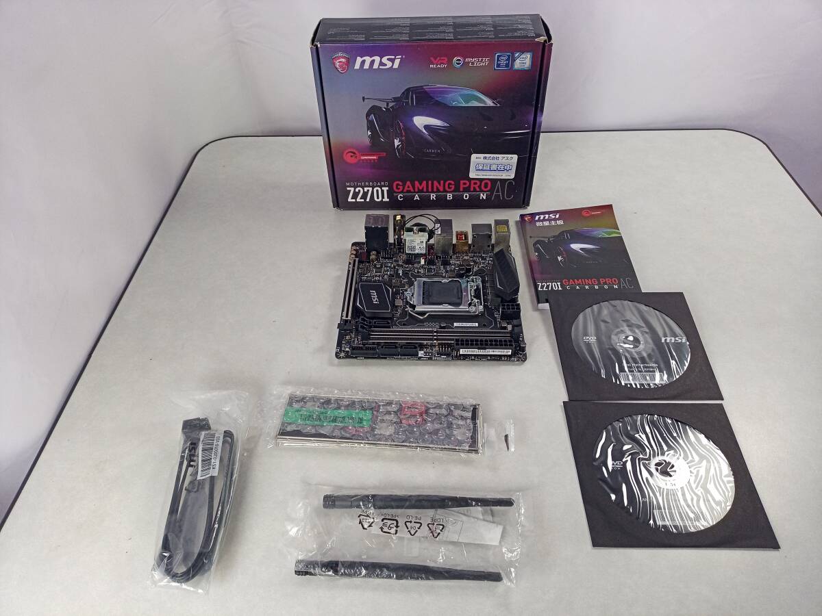 MSI Z270I GAMING PRO CARBON AC ( 6th/7th Gen Intel Socket LGA1151)Mini-ITXの画像1