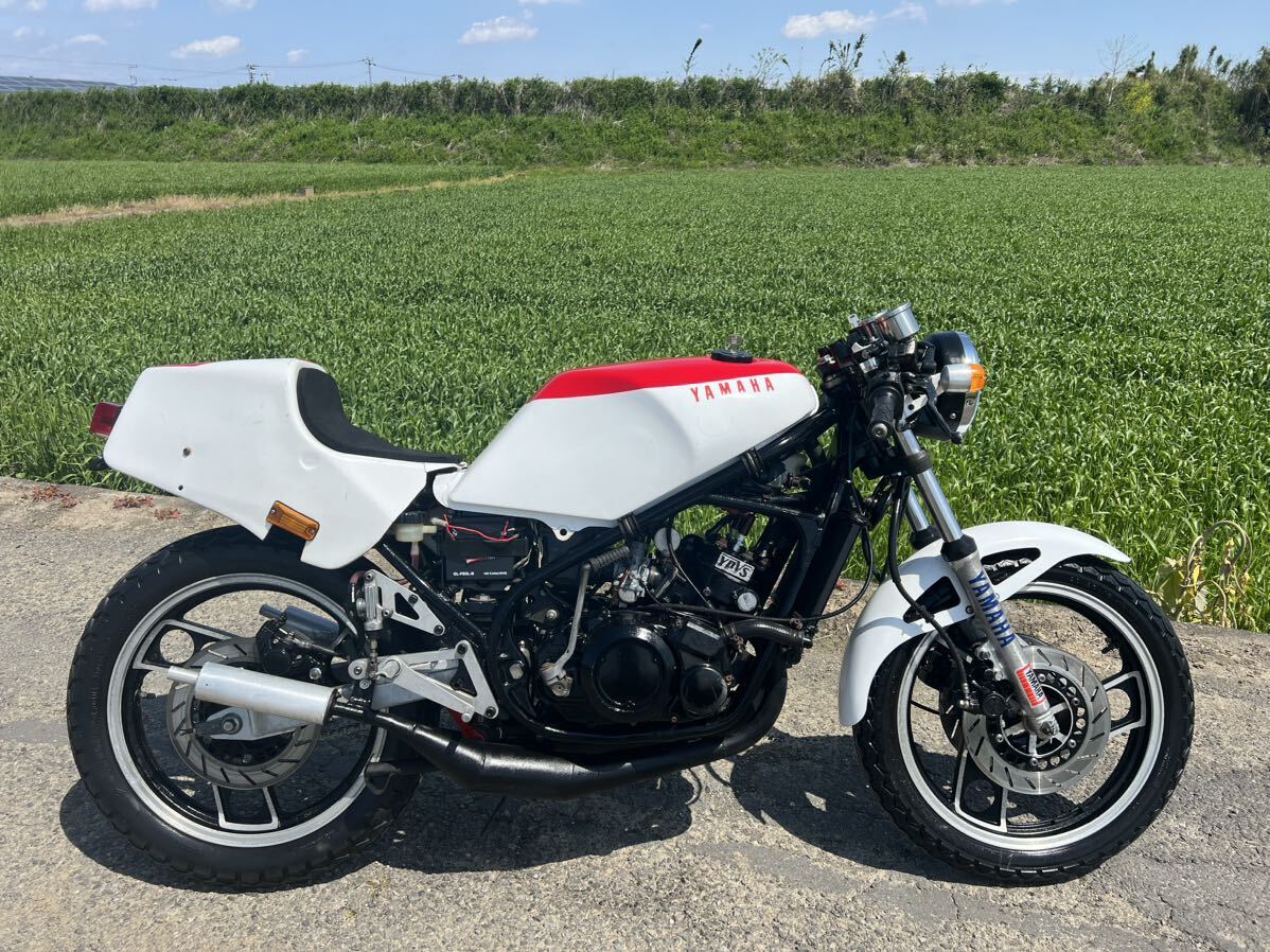 ヤマハ RZ250R RZ350Rエンジン搭載 29K 31K 347cc 29L ウエダバックステップ 当時物 カスタム  カフェレーサー 実働の画像7