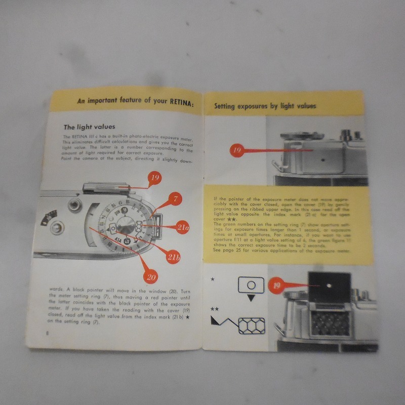 KODAKko Duck rechinaIIIc instructions storage D112