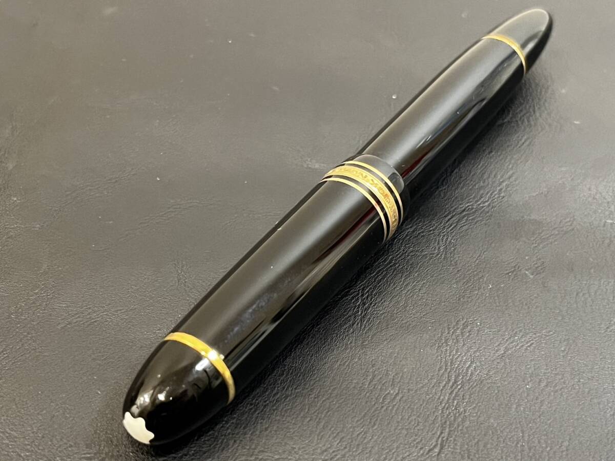 MONTBLANC 万年筆 No.149 MEISTERSTUCK マイスターシュテュック ペン先 4810 18C 750 モンブラン ケース劣化　3029_画像3