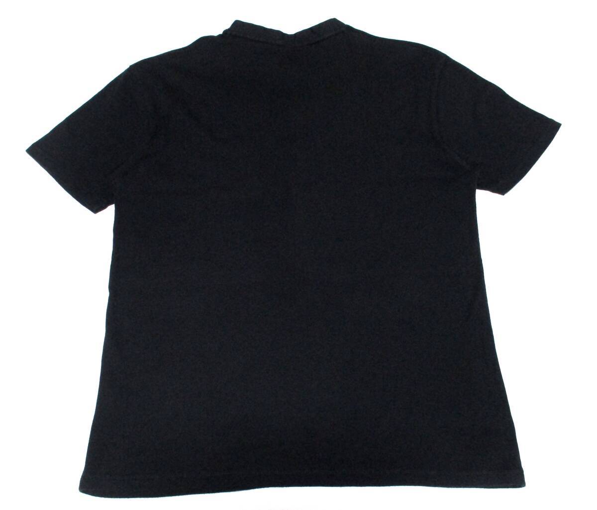 大人気サイズ L(3) バーバリーブラックレーベル ホワイトホース刺繍 前立てノバチェックデザイン ヘンリーネック Tシャツの画像3