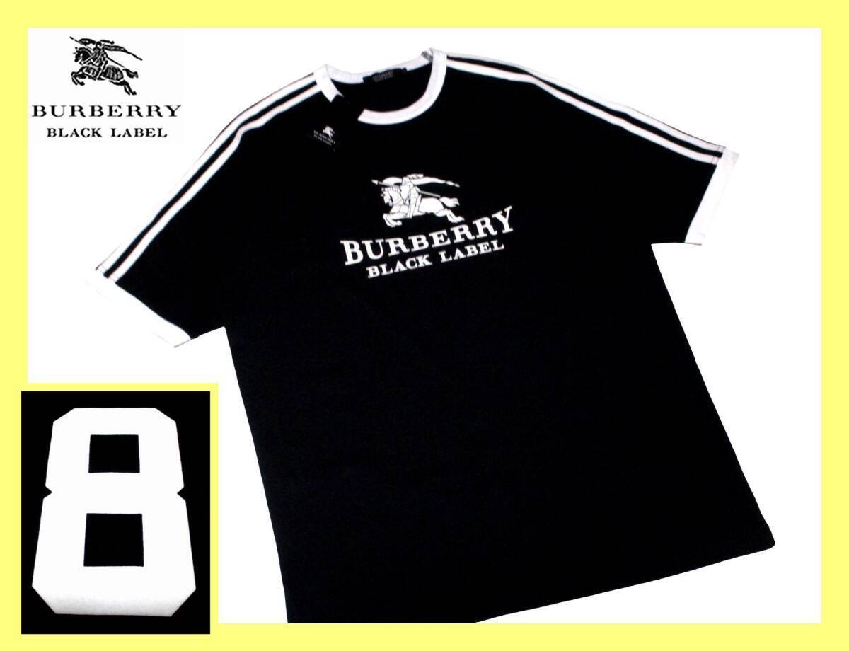 激レア 新品タグ付き 8周年限定プレミアムモデル BIGホースワッペンデザイン Tシャツ サイズ L(3) バーバリーブラックレーベル
