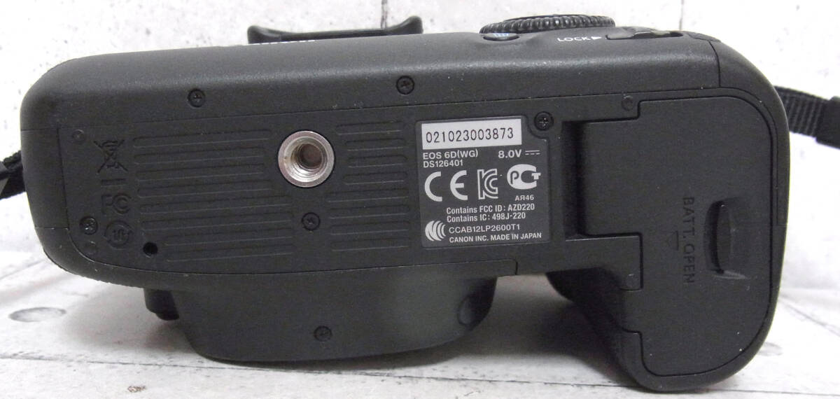 ジャンク品 Canon キャノン EOS6D(WG) DS126401 ボディのみ 一眼レフカメラ 通電確認済み デジタル一眼 画像にてご判断下さい_画像5