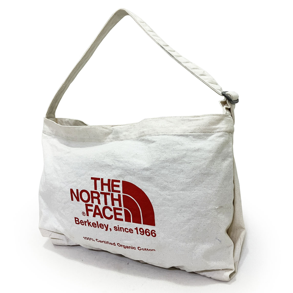 ザ ノースフェイス オーガニック コットン ミュゼット アイボリー THE NORTH FACE ORGANIC COTTON MUSETTE 正規品 本物 NM82387 サコッシュの画像1