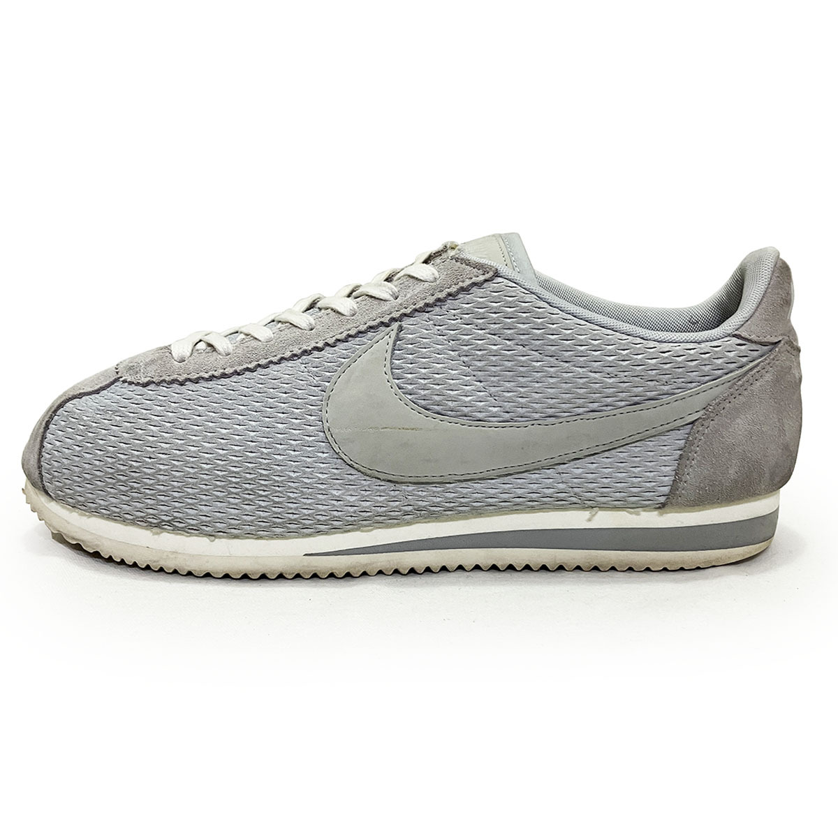 ナイキ クラシック コルテッツ ライトグレー スウェード 27.5cm NIKE CLASSIC CORTEZ 正規品 本物 年代 復刻 902856-004 カジュアル 人気の画像7