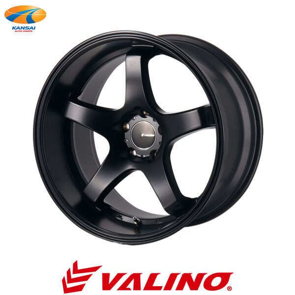 VALINO ヴァリノ 武将×Advanti RACING GV117D ホイール 17インチ×9.5J 5H 114.3 ±0 マットブラック 2本の画像1