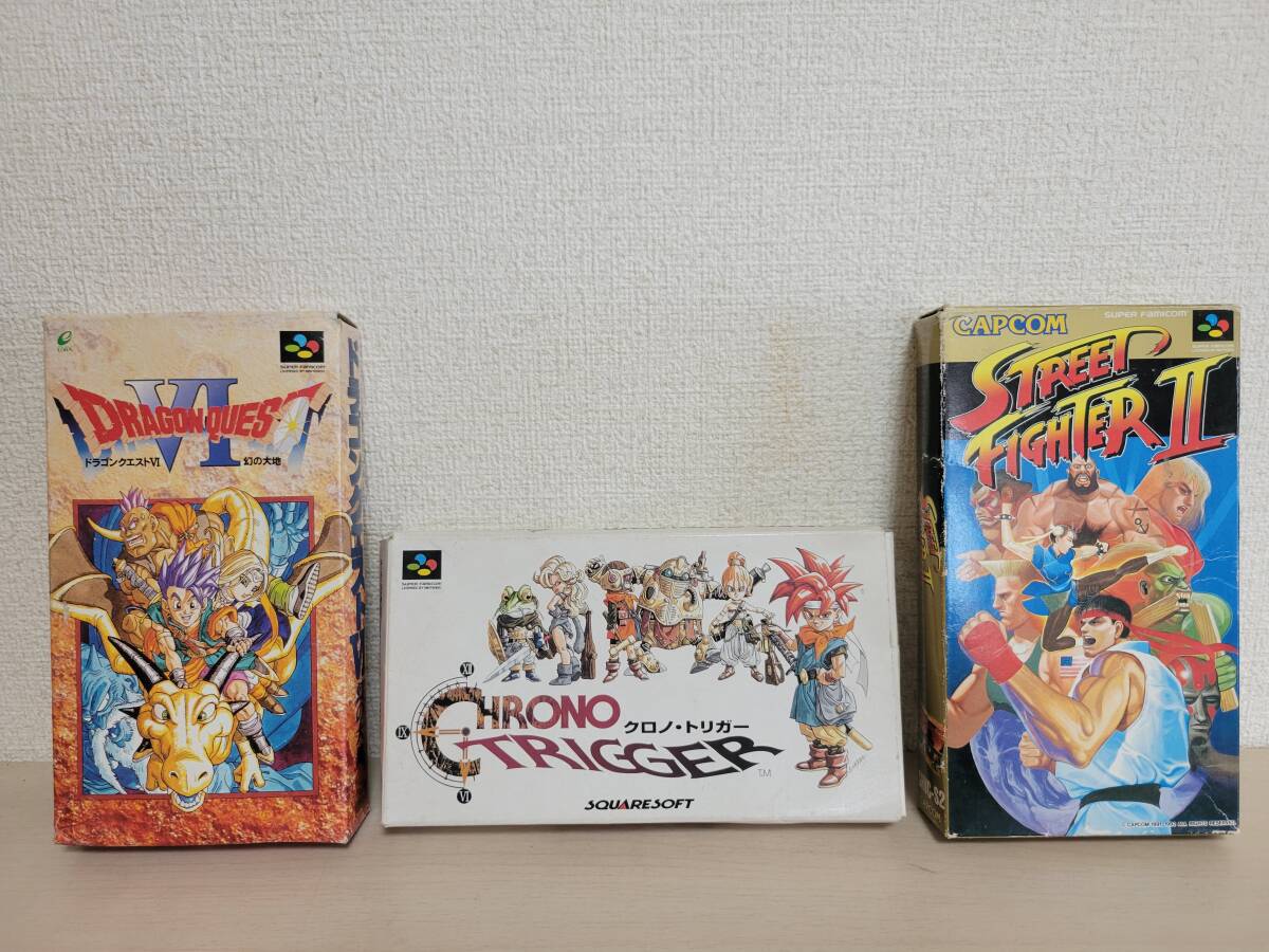 スーパーファミコン ソフト スーパーマリオワールド カート RPG ドラゴンクエストⅤ Ⅵ クロノトリガー 他ソフト12本セットの画像6