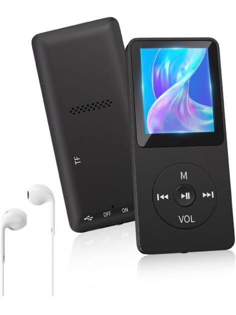 648) DETROVA MP3プレーヤー Bluetooth5.1 音楽プレイヤー 32GB SDカード対応 128GB拡張可能 有線イヤホン付き スピーカー内蔵の画像1