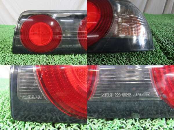  Nissan original R32 Skyline sedan 4-door tale lense HCR32 HNR32 tail lamp left right set GTS-T right crack equipped 