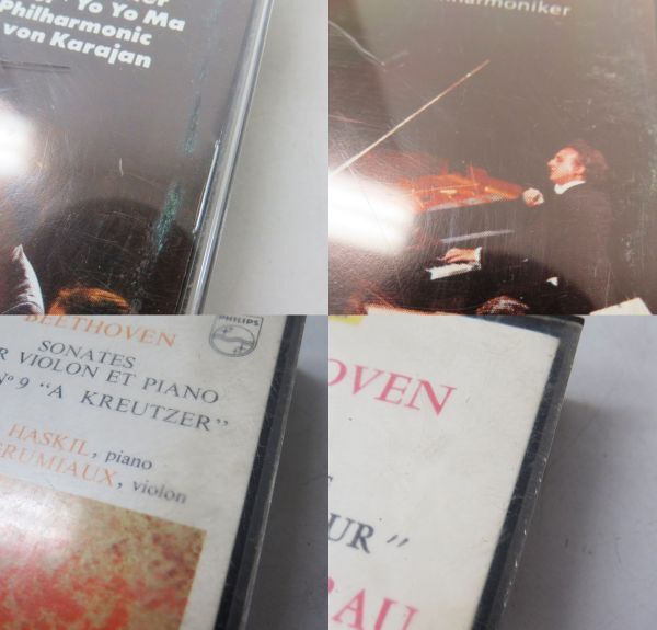 A037★L,V.BEETHOVEN ルートヴィヒ・ヴァン・ベートーヴェン 協奏曲 カセットテープ 4本まとめ 現状品★04の画像9