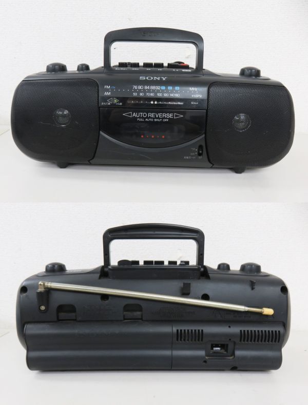 A027★SONY ソニー ラジオカセットコーダー CFS-E16 97年製 ラジカセ カセットデッキ オーディオ機器 ジャンク品★04_画像2