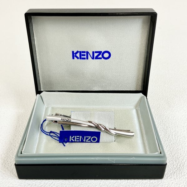 1 иен ~ [ новый товар * не использовался ]KENZO Kenzo галстук булавка с биркой с коробкой серебряный цвет аксессуары мужской костюм модные аксессуары 