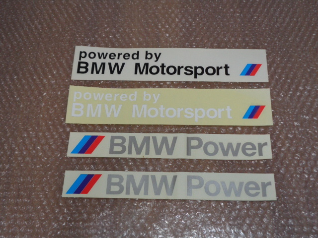 新品！BMW MOTORSPORT M POWER ステッカー シール E24 E26 E28 E30 E36 E46 E38 E39 M1 M3 M5 M4 M6 ノベルティーグッズの画像1