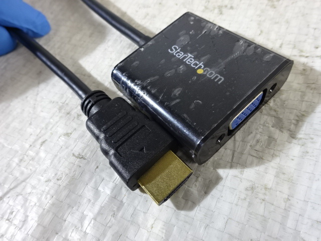 PN-69 postal /StarTechcom HD2VGAE HDtoVGA conversion adaptor connector PC peripherals image equipment accessory connection code 1 2 ps together 