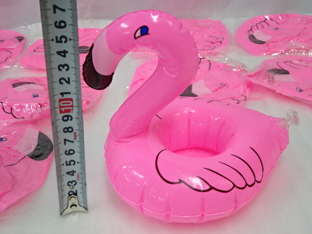 58-71/ pink color flamingo swan? float bus bath goods? floating tool? outdoor leisure supplies? pool goods? hobby toy? unused together 