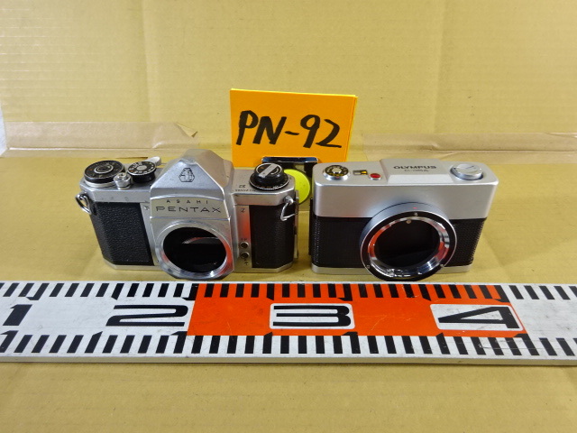 PN-92/SAHI PRNTAXペンタックス S2 OLYMPUSオリンパス C-35A 顕微鏡用? 一眼レフフィルムカメラ 映像機器 光学機器 ジャンク_画像1