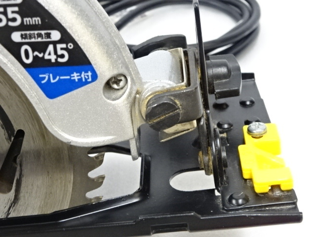 59-2/高儀 BOSS POWERボスパワー DM-21KN 165mm 電気丸ノコ 電動工具 切断機 木工用 切断道具 DIY作業ツールの画像8