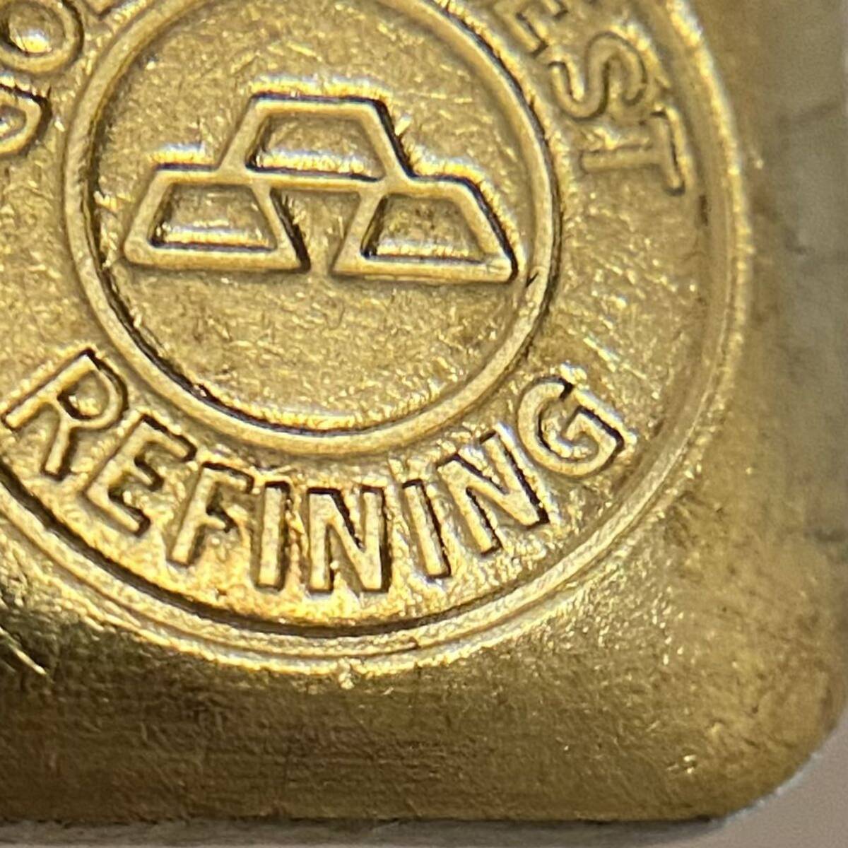 世界古銭 ザパースミント 約11.40g 一円貨幣 硬貨骨董品コインコレクション インゴット 24金 流通品 延べ棒 ゴールド の画像4