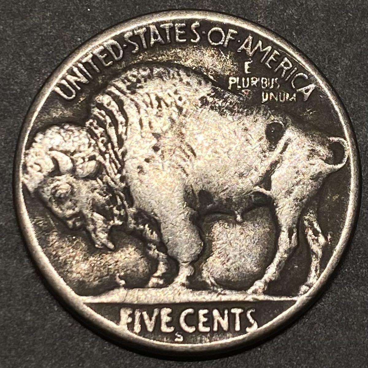 アメリカ古銭　約5.61g 1914年銘　5センス銀貨S 一円貨幣　硬貨骨董品コインコレクション _画像2
