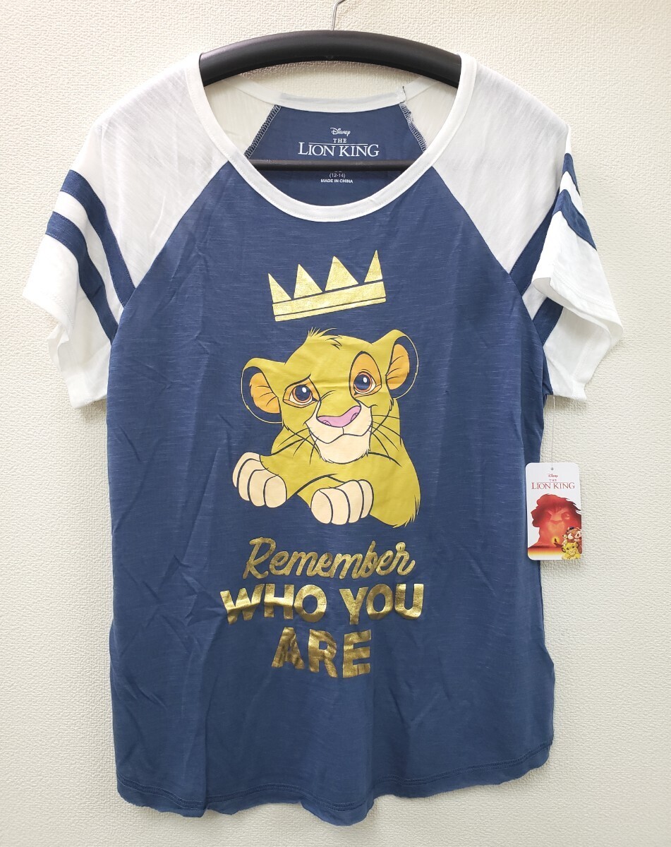 日本未発売　Lサイズ　シンバ　王冠Tシャツ　ライオンキング　海外ディズニー　ディズニー　ハクナマタタ_画像6