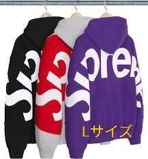 Supreme Big Logo Jacquard Hooded Sweatshirt　紫