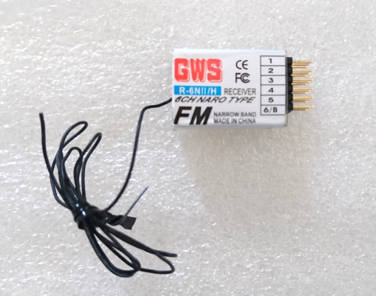 GWS 6 канал FM приемник R-6NII/H отправка приемник для crystal имеется 