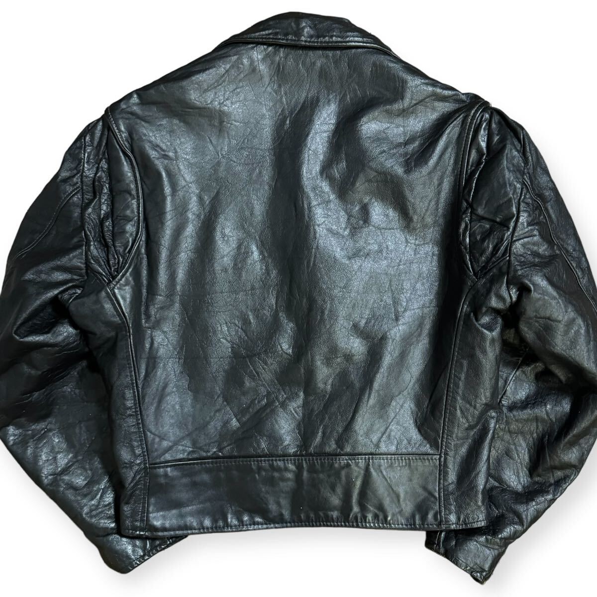 RAMONES着用 Excelled 70s 80s USA製 Vintage ダブルライダース RAMONES着用 Excelled 70s 80s USA製 Vintage ダブルライダース