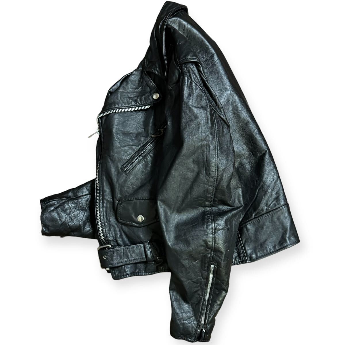 RAMONES着用 Excelled 70s 80s USA製 Vintage ダブルライダース RAMONES着用 Excelled 70s 80s USA製 Vintage ダブルライダース