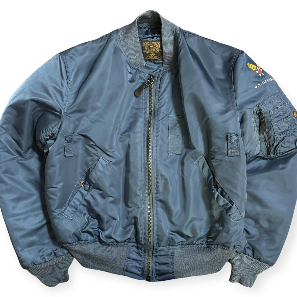 稀少 ALPHA INDUSTRIES アルファ 90s USA製 50's復刻 VINTAGE 稀少 ALPHA INDUSTRIES アルファ 90s USA製 50's復刻 VINTAGE