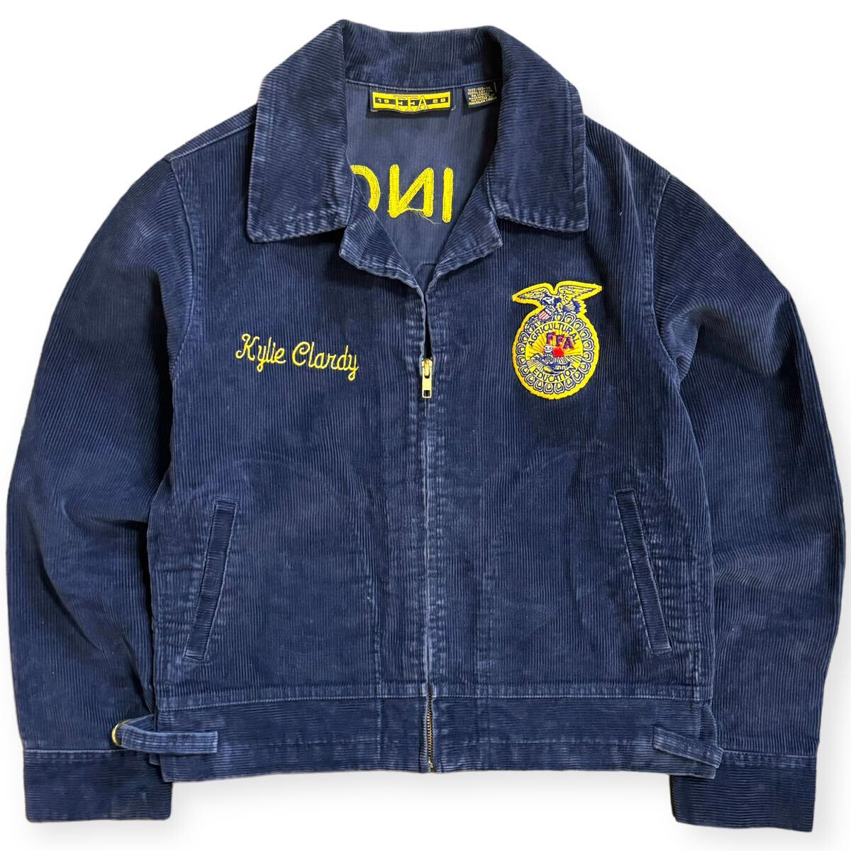 NATIONAL FFA ファーマーズジャケット ビンテージ アリゾナ州 コーデュロイ 太畝 サイズ36 古着 刺繍