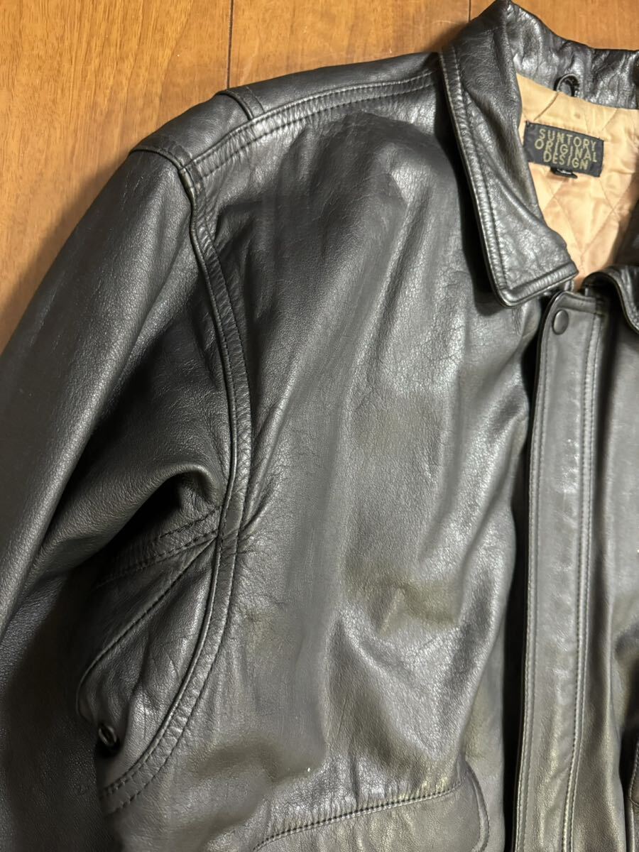 稀少 非売品 SUNTORY BOSS 1994 初代 ボスジャン 90sバックロゴ 稀少 非売品 SUNTORY BOSS 1994 初代 ボスジャン 90sバックロゴ