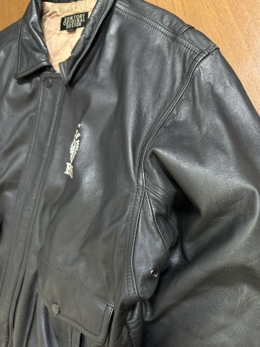稀少 非売品 SUNTORY BOSS 1994 初代 ボスジャン 90sバックロゴ 稀少 非売品 SUNTORY BOSS 1994 初代 ボスジャン 90sバックロゴ