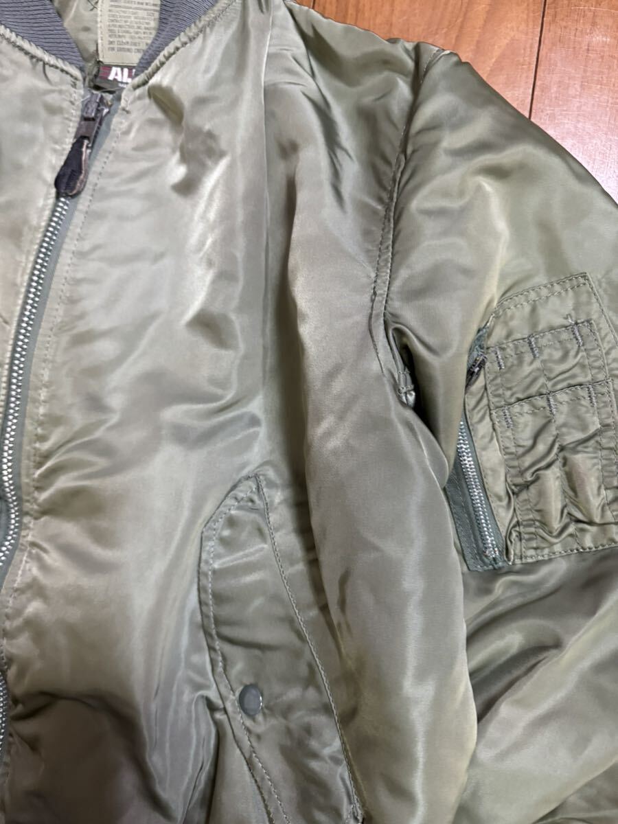 Amazon.co.jp: ALPHA 米国製 80s 初期 MA-1 三本タグ 民間 Amazon.co.jp: ALPHA 米国製 80s 初期 MA-1 三本タグ 民間