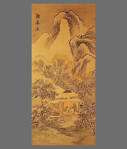 【真作】■与謝蕪村■雪中山水図大幅■江戸時代の俳人/文人画家■肉筆■掛軸■掛け軸■日本画■の画像2