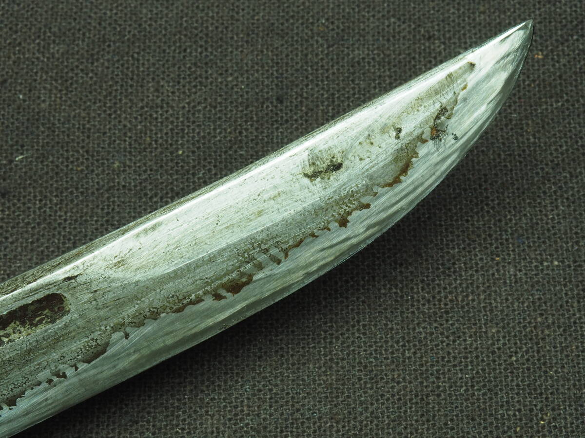 ④ 玉鋼残欠改・和式ナイフ 古民具 大工道具 天然砥石 鉋 小刀 ・の画像8