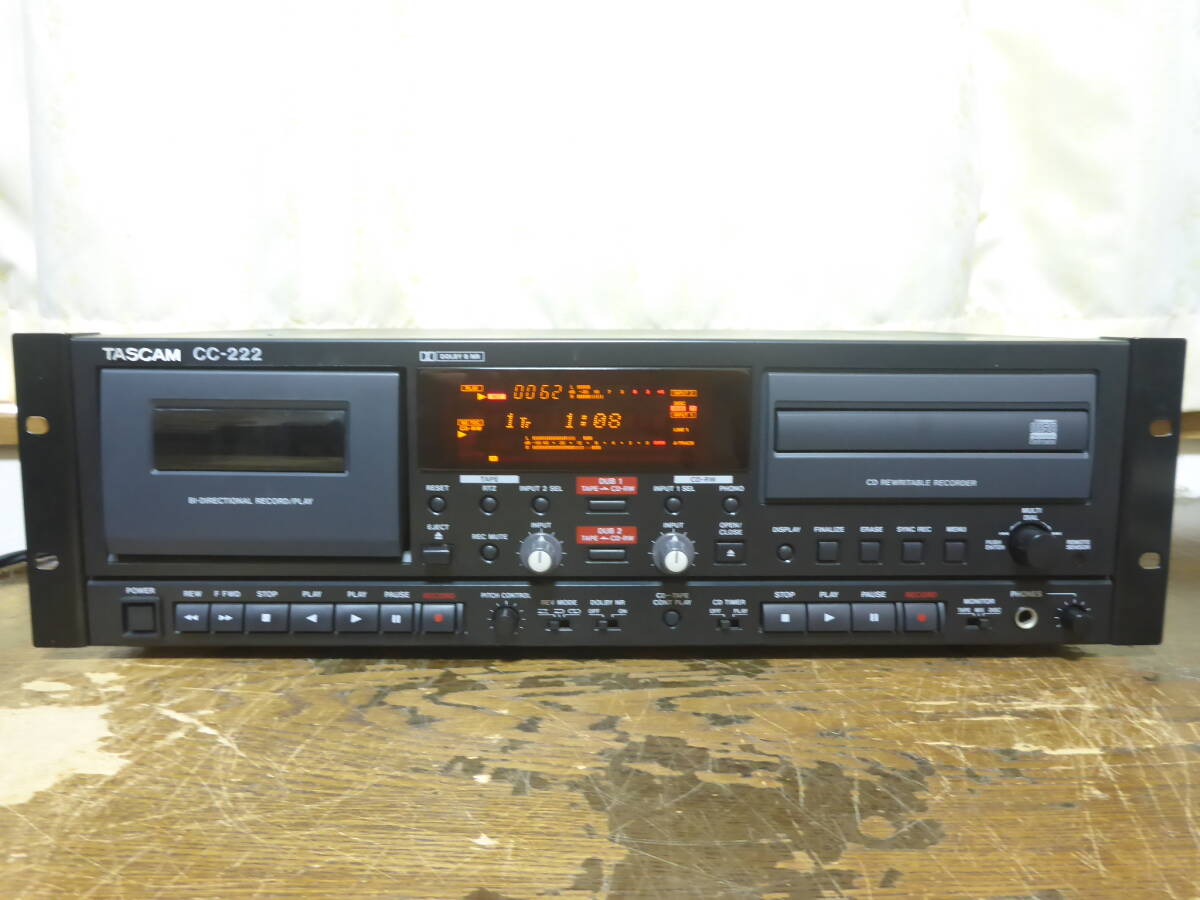 TASCAM CC-222 business use CD cassette recorder Tascam 