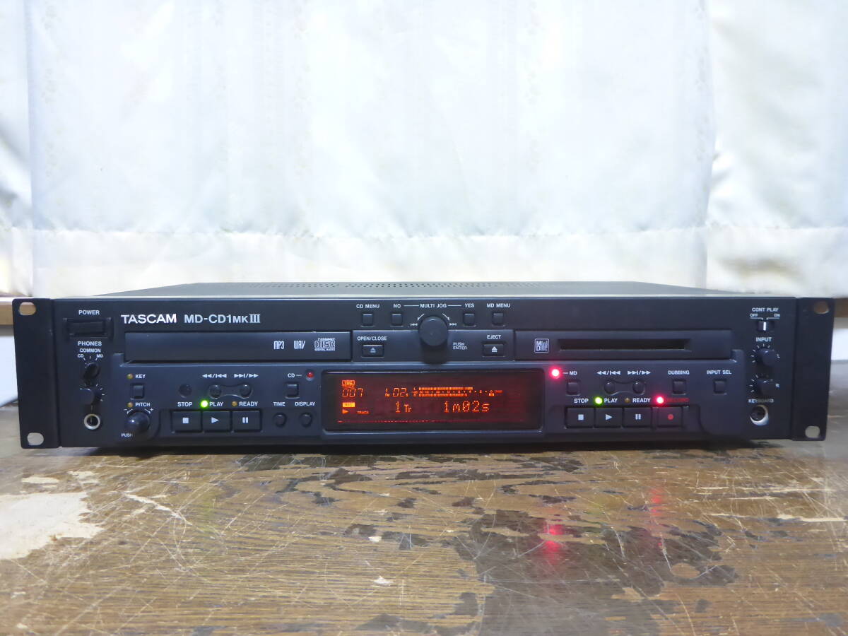TASCAM MD-CD1MKⅢ business use CD player /MD recorder Tascam 