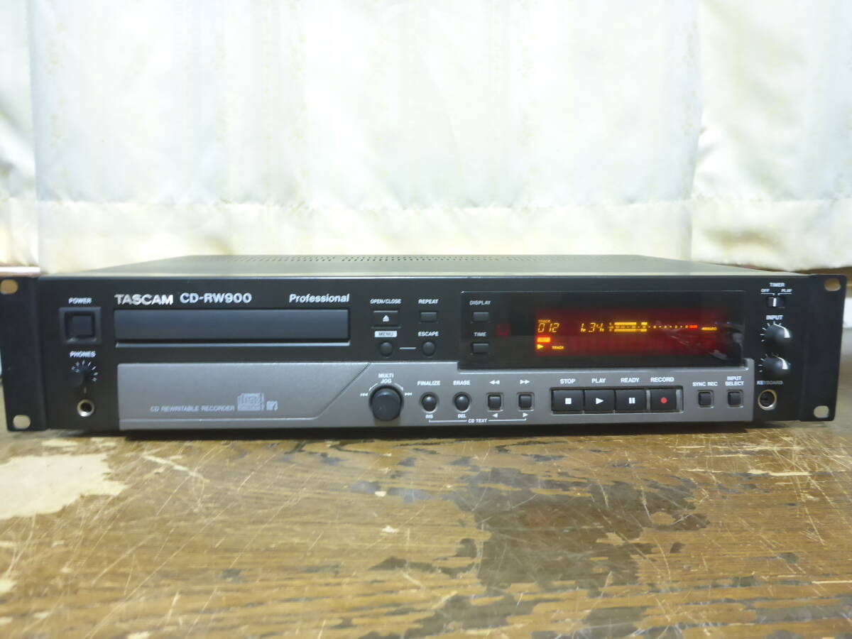 TASCAM CD-RW900 業務用CDレコーダー タスカム_画像1