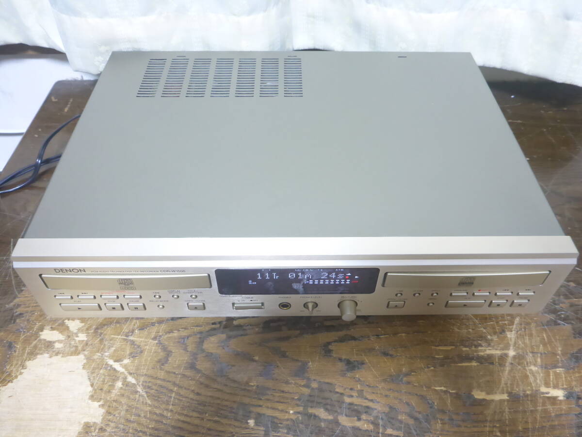 DENON CDR-W1500 CDレコーダー　デノン