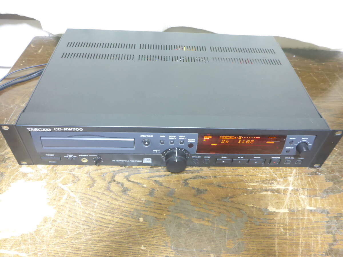 TASCAM　　CD-RW700 業務用CDレコーダー　タスカム_画像2