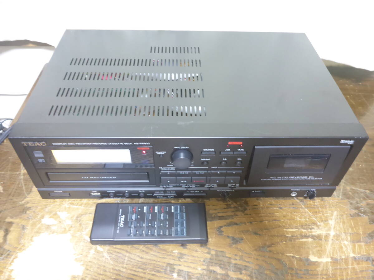 TEAC　　AD-RW900 CDカセットレコーダー　ティアック B_画像2