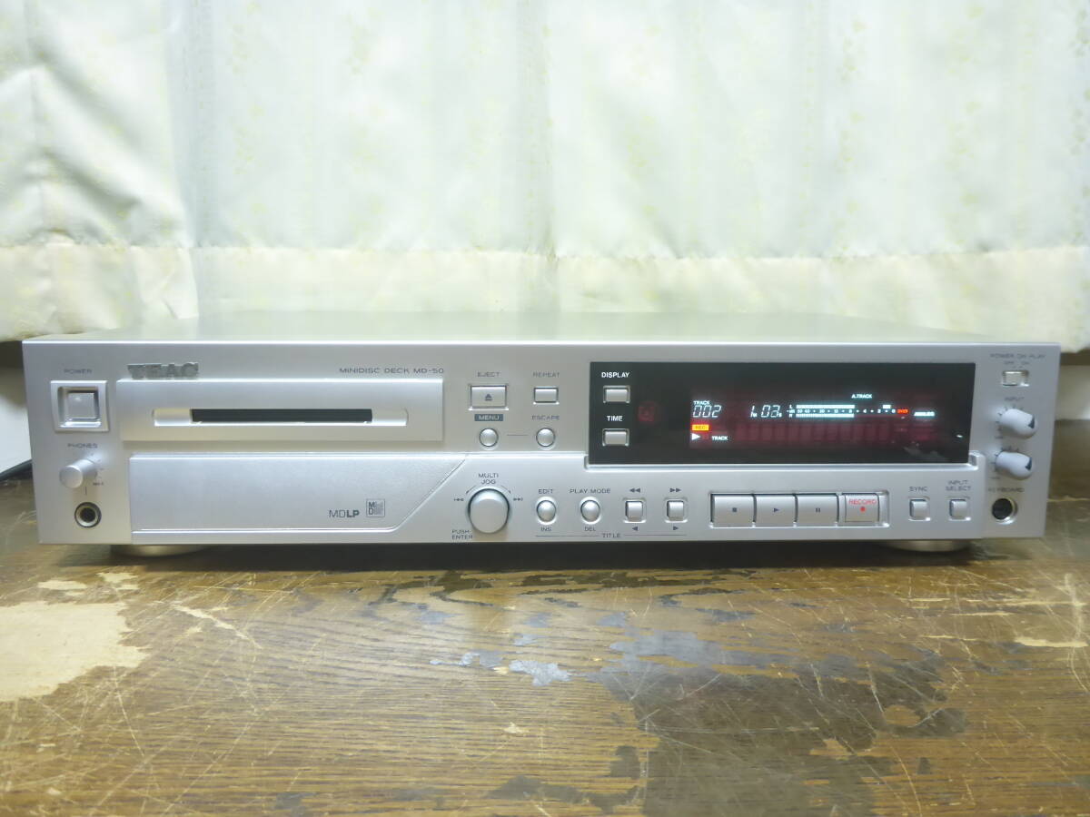 TEAC　　MD-50 MDレコーダー　ティアック 