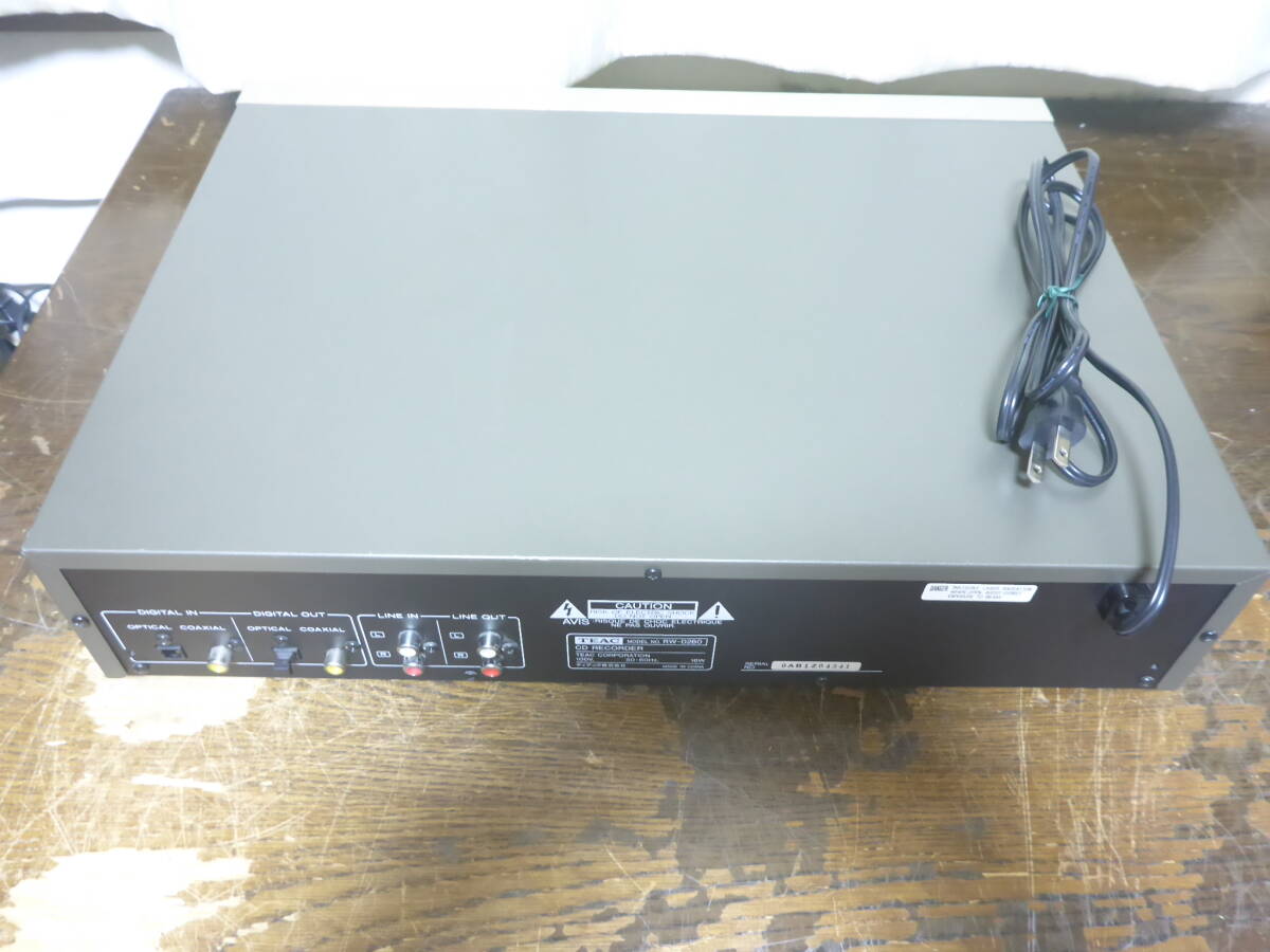 TEAC RW-D280 CDレコーダー ティアック 2