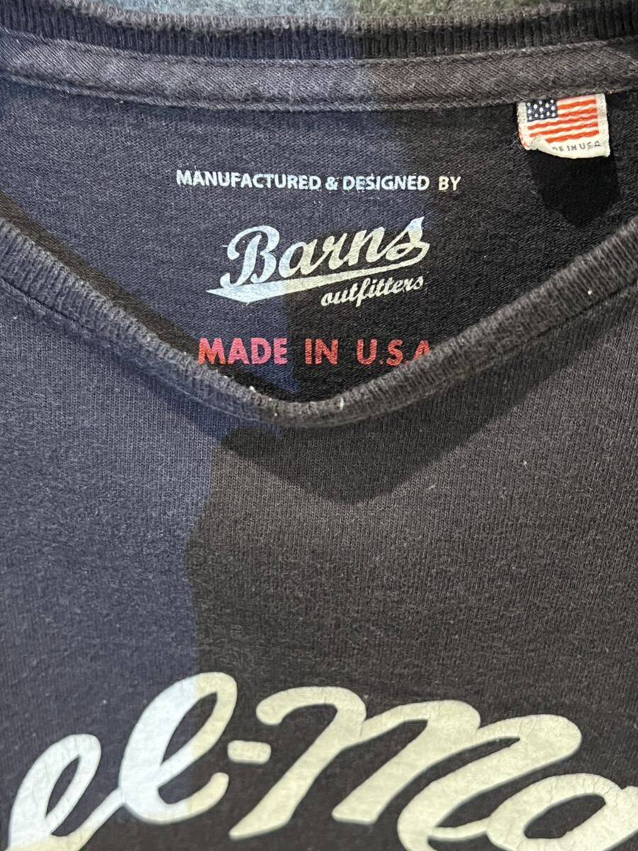 ①① barns outfitters USA製 Tシャツ M 美品 バーンズアウトフィッターズの画像3